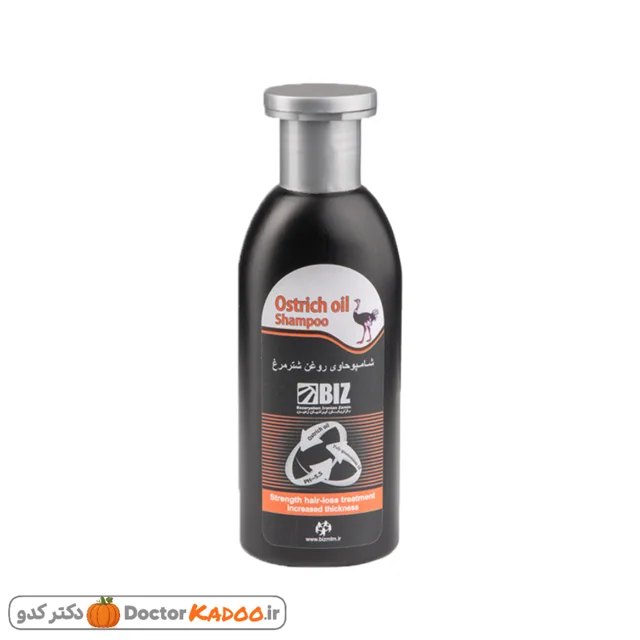 شامپو روغن شتر مرغ بیز اصل