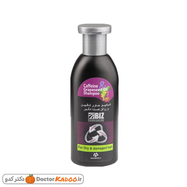 شامپو کافئین و روغن انگور بیز