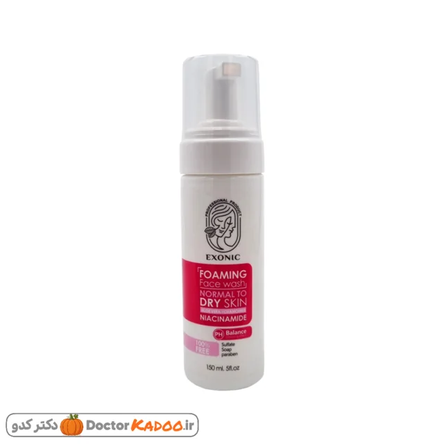 فوم پاک کننده صورت خشک EXONIC